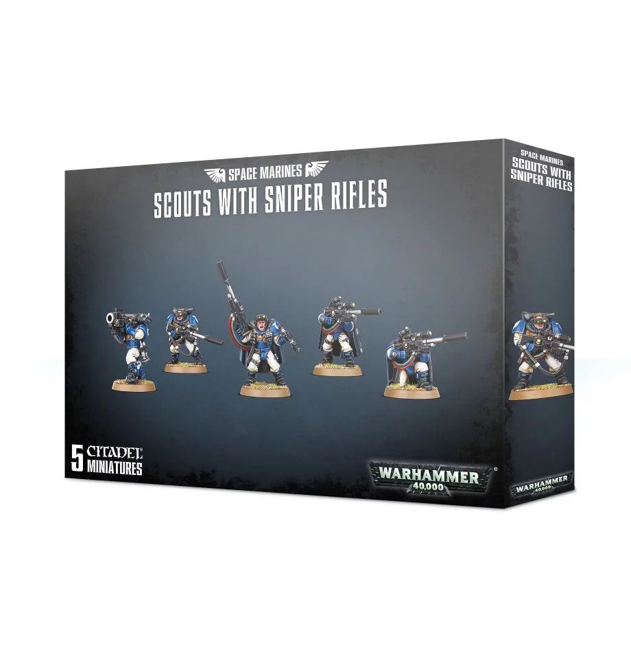 Games Workshop Space Marine: Scouts With Sniper Rifles