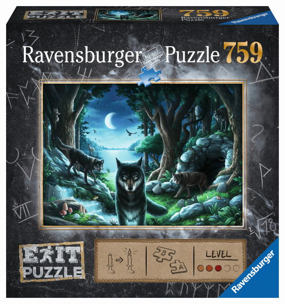 Ravensburger EXiT Puzzle: Wolfgeschichten (Vlčí příběhy)