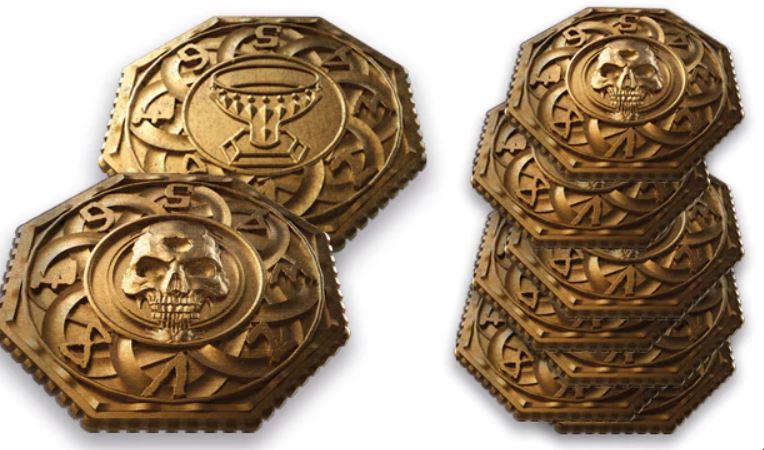 Awaken Realms Tainted Grail: Metal Dials/Coins