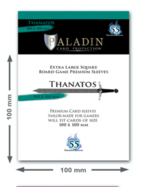 Board&Dice Obaly na karty Paladin: Thanatos (100x100mm) 55 ks