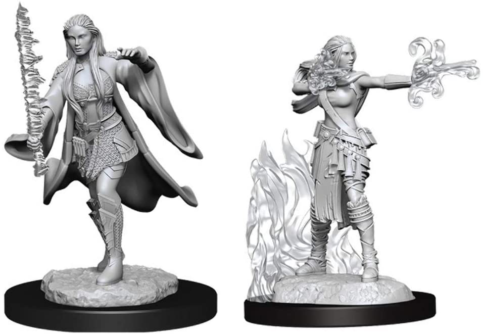 WizKids D&D Nolzur's Marvelous Miniatures - Multiclass Warlock + Sorcerer Female