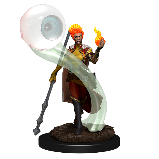 WizKids D&D Icons of the Realms Premium Figures: Fire Genasi Wizard Female