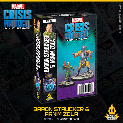 Atomic Mass Games Marvel Crisis Protocol Baron Von Strucker & Arnim Zola