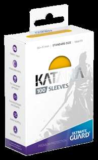 100 Ultimate Guard Katana Sleeves - Yellow (English; NM)
