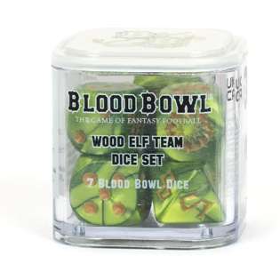 Blood Bowl - Dice Set: Wood Elf Team (English; NM)