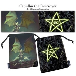 Drawlab Games Legendary Dice Bag: Cthulhu the Destroyer