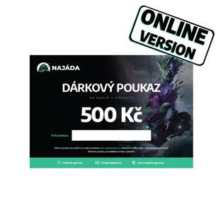 Gift Card 500 CZK (online edition) (Czech; NM)