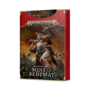 Warhammer AoS - Warscroll Cards: Sons of Behemat (English; NM)