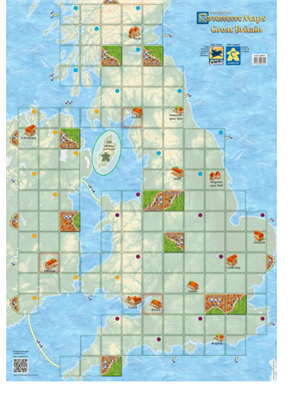 Hans im Glück Carcassonne Maps: Great Britain