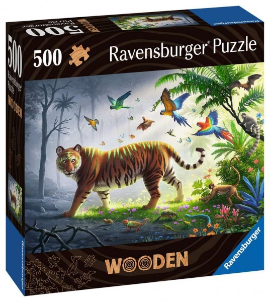 Ravensburger Holzpuzzle: Tiger im Dschungel