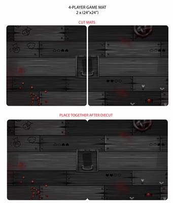 Maestro Media The Binding Of Isaac: Requiem Four-player Mat